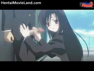 Innocent Anime lady Blows Stiff Part4