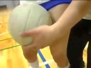 Japonská volleyball výcvik show